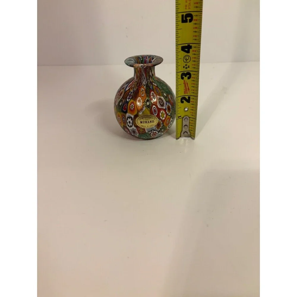 Murano Millefiori Vase Campanella L. SNC
